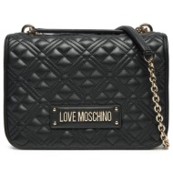 γυναικεία τσάντα μαύρη love moschino jc4000pp1mla0-000