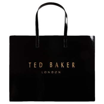 γυναικεία crikon crinkle icon tote τσάντα μαύρη ted baker σε προσφορά