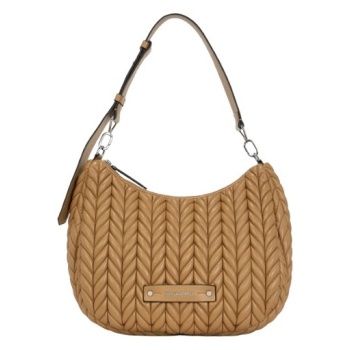γυναικεία k/weave hobo τσάντα καφέ karl lagerfeld σε προσφορά
