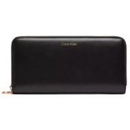 γυναικείο πορτοφόλι μαύρο calvin klein lv04f1093g-ub1