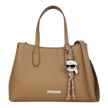 γυναικεία ikon τσάντα καφέ karl lagerfeld b1w30003-2dh