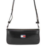 γυναικεία τσάντα μαύρη tommy jeans aw0aw18080-bds