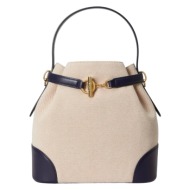 γυναικεία bucket τσάντα navy μπλε ralph lauren 431p04294004-navy