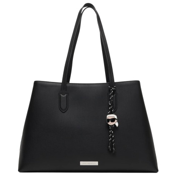 γυναικεία ikon τσάντα μαύρη karl lagerfeld b1w30001-999