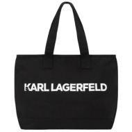γυναικεία k/essential τσάντα μαύρη karl lagerfeld b2w50099-999 black