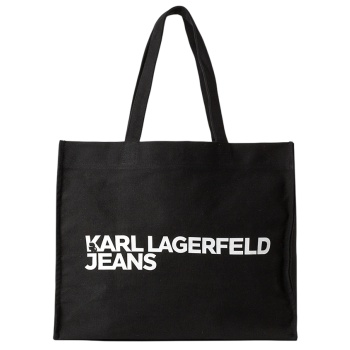 γυναικεία shopper τσάντα μαύρη karl lagerfeld jeans