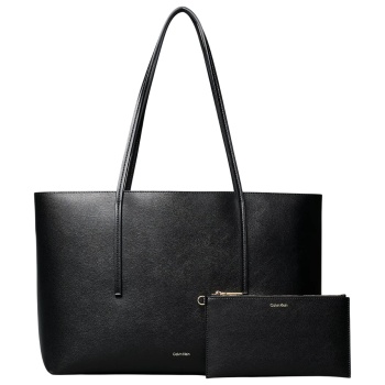 γυναικεία tote τσάντα μαύρη calvin klein lv04f3274g-332