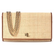 γυναικεία adair ii τσάντα χιαστί μπεζ ralph lauren 432p10517001-natural tan