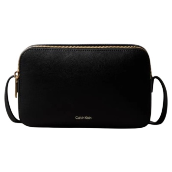 γυναικεία τσάντα χιαστί μαύρη calvin klein lv04f3276g-332