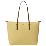 γυναικεία keaton τσάντα κίτρινη ralph lauren 431916737046-lemon tan