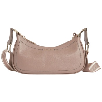 γυναικεία δερμάτινη laarna τσάντα μπεζ ted baker σε προσφορά