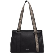 γυναικεία tote τσάντα μαύρη calvin klein lv04f3644g-ub1