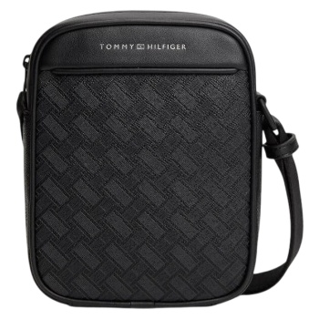 ανδρικό th modern monogram reporter τσαντάκι μαύρο tommy