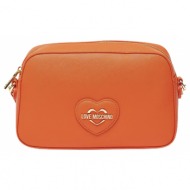 γυναικεία τσάντα χιαστί πορτοκαλί love moschino jc4266pp0hkl0-453