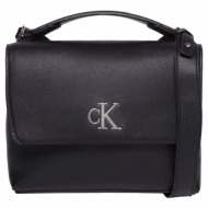 γυναικεία minimal monogram τσάντα μαύρη calvin klein k60k611868-bds