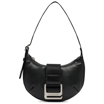 γυναικεία off duty crescent τσάντα ώμου μαύρη calvin klein σε προσφορά