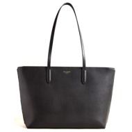 γυναικεία δερμάτινη kahlaa studded shopper τσάντα μαύρη ted baker 272874-black