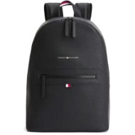 ανδρική essential τσάντα πλάτης μαύρη tommy hilfiger am0am09503-bds