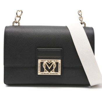 γυναικεία τσάντα μαύρη love moschino jc4329pp0iks0-000