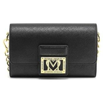γυναικεία τσάντα μαύρη love moschino jc4332pp0iks0-000 σε προσφορά
