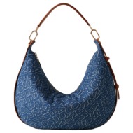γυναικεία hobo τσάντα μπλε borbonese 923738-av5 j41