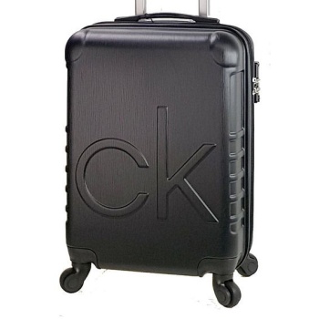 βαλίτσα καμπίνας μαύρη 42,5l calvin klein ck679 lm114md9 σε προσφορά