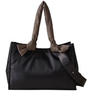 γυναικεία shop τσάντα μαύρη borbonese 933495-aj1 x80
