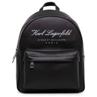γυναικεία hotel karl τσάντα πλάτης μαύρη karl lagerfeld 235w3118-a999 black
