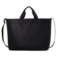 γυναικεία ultralight slim tote τσάντα μαύρη calvin klein k60k612230-beh