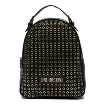 γυναικεία τσάντα πλάτης μαύρη love moschino