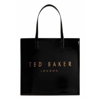 γυναικεία crinkon crinkle icon τσάντα μαύρη ted baker