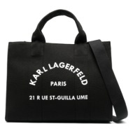 γυναικεία k/rsg tote τσάντα μαύρη karl lagerfeld a1w50010-999 black