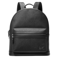 ανδρική δερμάτινη τσάντα πλάτης μαύρη michael kors 33s5tedm2l-001