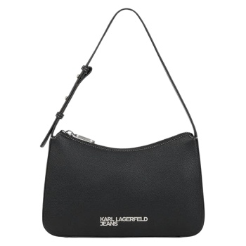 γυναικεία τσάντα ώμου μαύρη karl lagerfeld jeans
