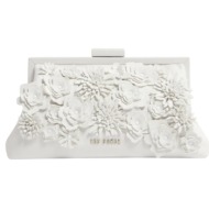 γυναικεία fiorell flower 3d τσάντα λευκή ted baker 281523-white