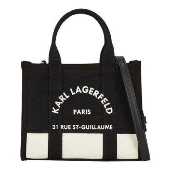 γυναικεία k/rsg mini tote τσάντα μαύρη karl lagerfeld σε προσφορά