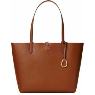 γυναικεία τσάντα καφέ ralph lauren 431795329002-tan