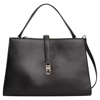 γυναικεία th monogram τσάντα χειρός μαύρη tommy hilfiger σε προσφορά