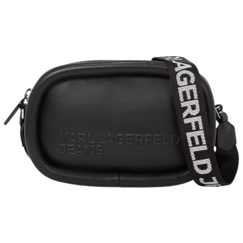 γυναικεία puffy τσάντα χιαστί μαύρη karl lagerfeld jeans σε προσφορά