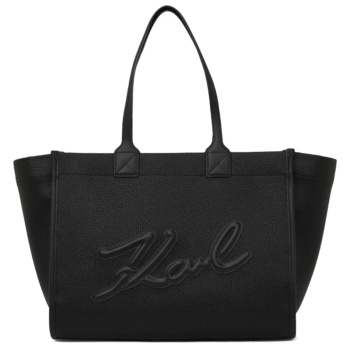 γυναικεία k/skuare τσάντα μαύρη karl lagerfeld a4w30257-1av σε προσφορά