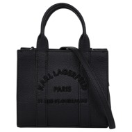 γυναικεία k/rsg tote τσάντα μαύρη karl lagerfeld b1w30042-999 black