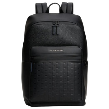ανδρικό σακίδιο πλάτης μαύρο tommy hilfiger am0am13982-bds