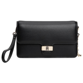 γυναικείο τσαντάκι μαύρο tommy hilfiger aw0aw18288-bds