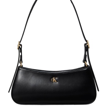 γυναικεία τσάντα ώμου μαύρη calvin klein lv04f3170g-yih