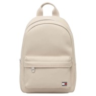 γυναικεία τσάντα πλάτης μπεζ tommy jeans aw0aw18086-aby