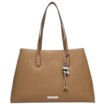 γυναικεία ikon τσάντα καφέ karl lagerfeld b1w30001-2dh