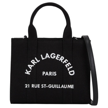 γυναικεία k/rsg mini tote τσάντα μαύρη karl lagerfeld
