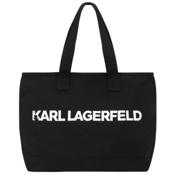 γυναικεία k/essential τσάντα μαύρη karl lagerfeld