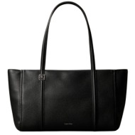 γυναικεία tote τσάντα μαύρη calvin klein lv04f3424g-ub1