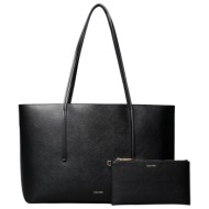 γυναικεία tote τσάντα μαύρη calvin klein lv04f3274g-332